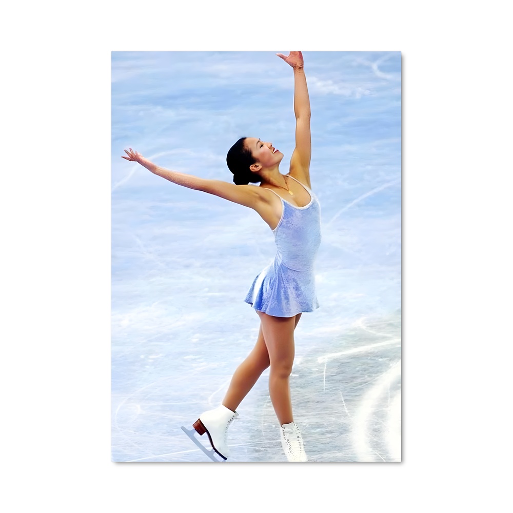 Poster Michelle kwan patinages
